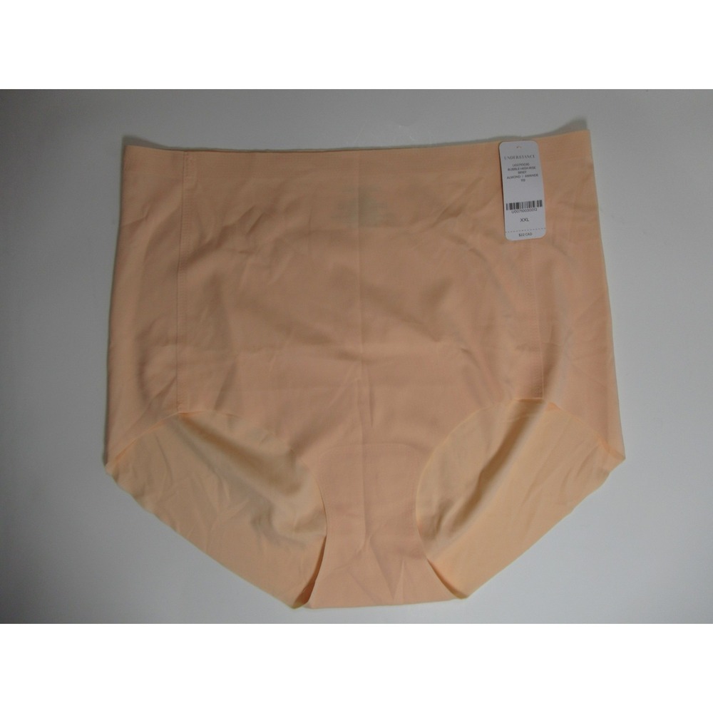NEW Understance High Rise Bubble Brief Panties 2XL Almond